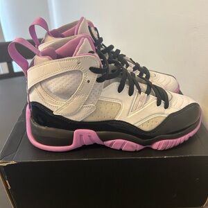 Jordan Kids Sneakers in Purple, Black, and White
